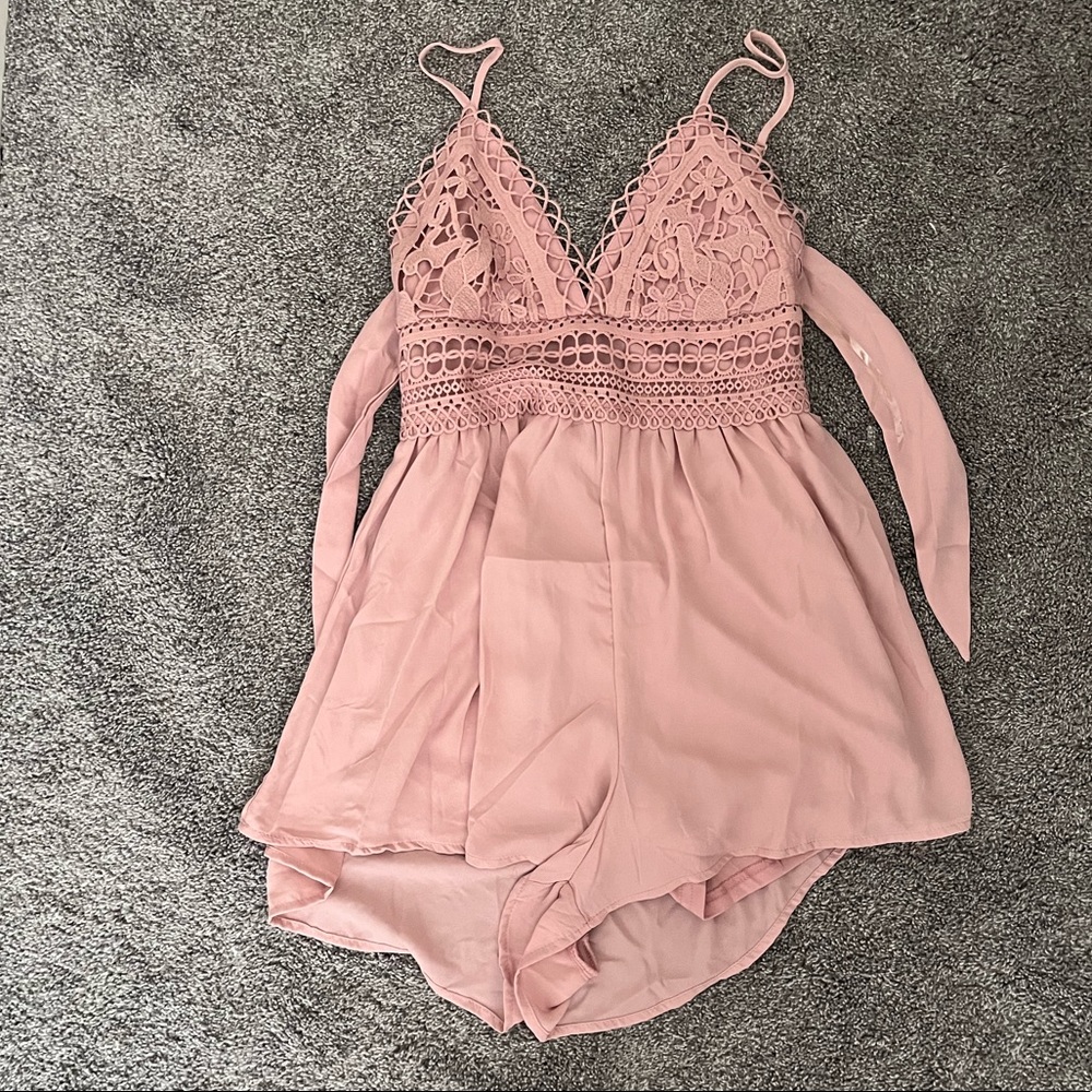 Mini Pink Romper